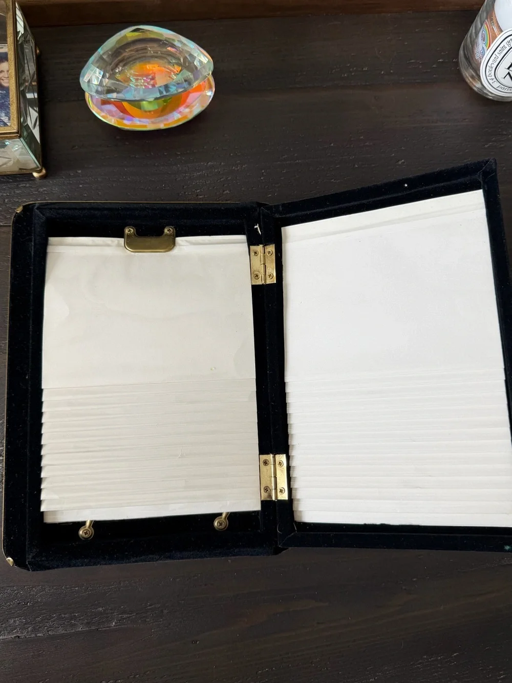 1980’s 80’s Photo Frame Album, Solid Brass, ornate design 5X7
